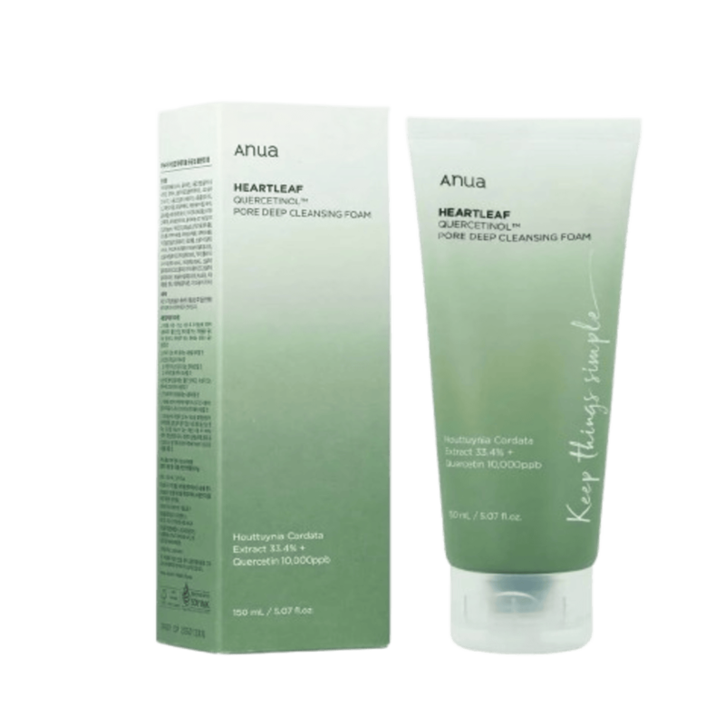 ANUA HEARTLEAF QUERCETINOL PORE DEEP CLEANSING FOAM KOREA150ml